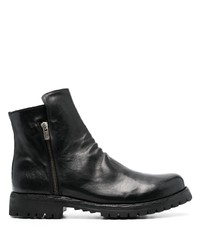 Officine Creative Iconik Leather Zip Up Boots