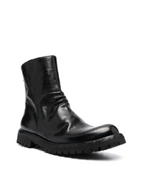 Officine Creative Ikonic Zip Up Leather Boots