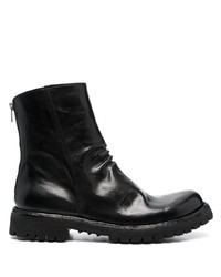 Officine Creative Ikonic Zip Up Leather Boots