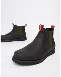 Levi's Jax Leather Chelsea Boot In Black