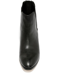 Steve Madden Jodpher Black Leather Chelsea Boots