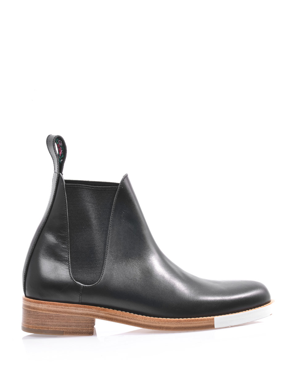 JULIEN DAVID Leather Chelsea Boots, $390 | MATCHESFASHION.COM | Lookastic