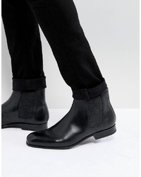 Ted Baker Kayto Leather Chelsea Boots In Black