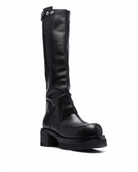 Rick Owens Knee High Leather Boots