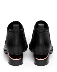 Alexander Wang Kori Cutout Heel Leather Chelsea Boots