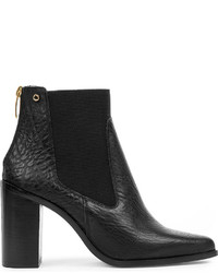 Kurt Geiger London Dellow Grained Leather Heeled Ankle Boots