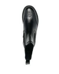 Versace La Greca Brogue Style Boots