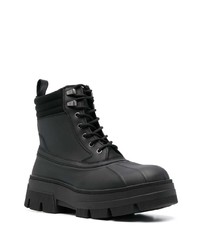 Calvin Klein Lace Up Combat Chelsea Boots