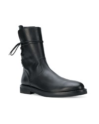Ann Demeulemeester Lace Up Fitted Boots