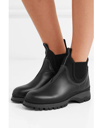 Prada Leather And Neoprene Ankle Boots