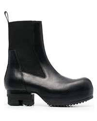 Rick Owens Leather Ankle Boots
