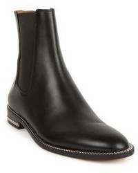 Givenchy Leather Chain Trimmed Chelsea Boots