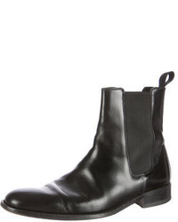 Gucci Leather Chelsea Ankle Boots