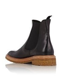 Barneys New York Leather Chelsea Boots