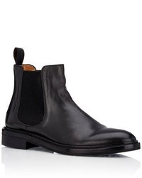 Barneys New York Leather Chelsea Boots 