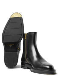 Dunhill Leather Chelsea Boots