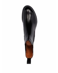 Santoni Leather Chelsea Boots