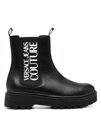 VERSACE JEANS COUTURE Leather Chelsea Boots