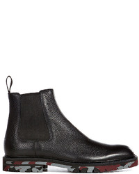 Sergio Rossi Leather Chelsea Boots With Camo Soles