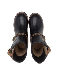 Ralph Lauren RRL Leather Double Buckle Boots