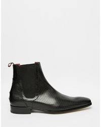 Jeffery West Leather Iguana Chelsea Boots