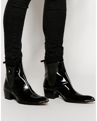 Jeffery West Leather Piping Chelsea Boots