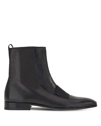 Ferragamo Leather Zip Up Ankle Boots