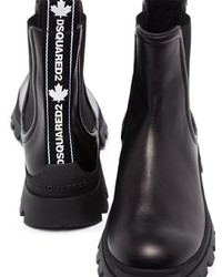 DSQUARED2 Logo Detail Chelsea Ankle Boots