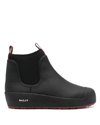 Bally Logo Print Ankle Boots