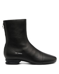 Raf Simons Logo Stamp Ankle Boots