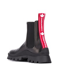 DSQUARED2 Logo Tape Chelsea Boots