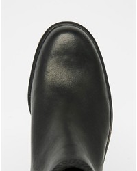 Timberland Lyonsdale Black Leather Flat Chelsea Boots