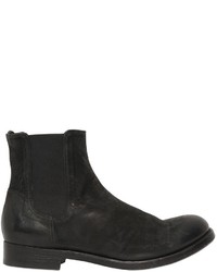 Matte Leather Chelsea Boots