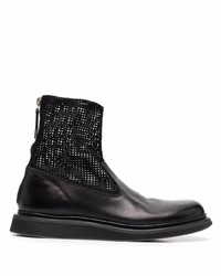 Premiata Mesh Panelled Ankle Boots