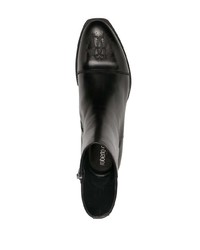Roberto Cavalli Monogram Embroidered Ankle Boots