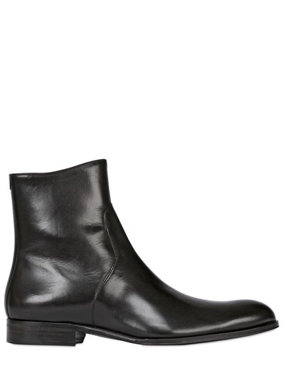 Mr. Hare Zip Up Leather Chelsea Boots, $859 | LUISAVIAROMA | Lookastic