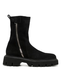 N°21 N21 Zip Detail Leather Ankle Boots