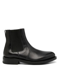 Salvatore Ferragamo Neri Slip On Leather Boots