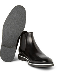 Tod's No Code Crepe Sole Leather Chelsea Boots