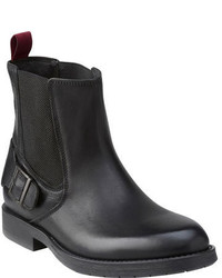 Clarks Norton Spin Chelsea Boot Black Leather Boots