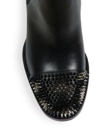 Christian Louboutin Otaboot 70 Spiked Leather Chelsea Booties