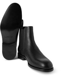 Lanvin Panelled Leather Chelsea Boots