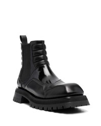 Balmain Panelled Quilted Boots