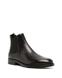 Giorgio Armani Patent Leather Ankle Boots