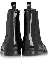 Bottega Veneta Patent Leather Chelsea Boots