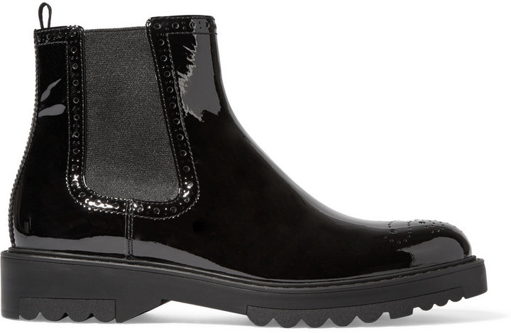 chelsea boots patent leather