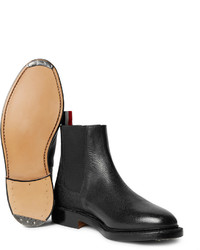 Thom Browne Pebble Grain Leather Chelsea Boots