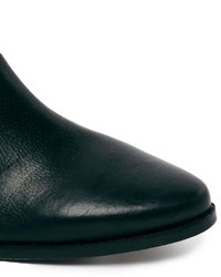 Dune Peetra Black Pointed Chelsea Boots