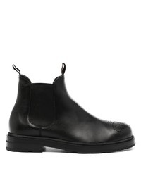 Bally Perforated Leather Chelsea Boots