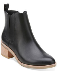 Clarks Phenia Cresent Chelsea Boot Black Leather Boots